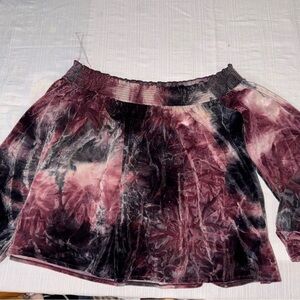 American Eagle Outfitters Purple and Pink Shirt